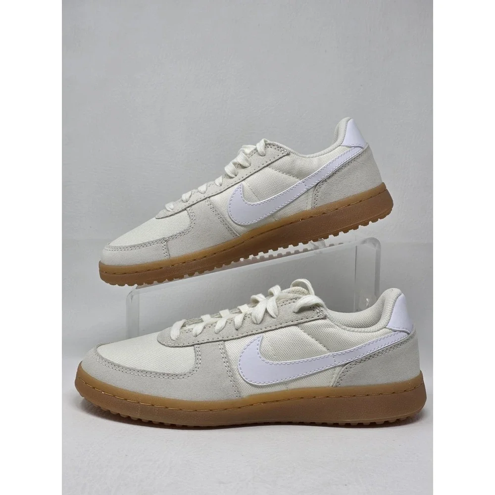 Nike Field General Low top Kids Shoes Ivory Black Youth Size 6.5Y IF0465-102 New